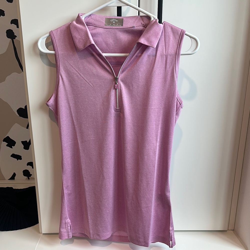 Callaway Women's Pink Sleeveless Tank Top